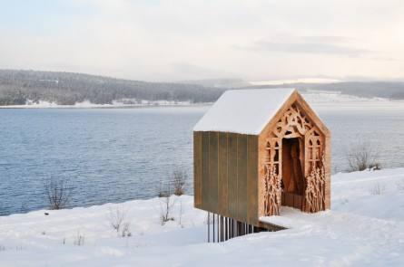 Kielder Water huts