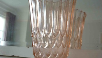 Deco glass vase