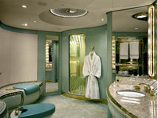 Private jet bathroom