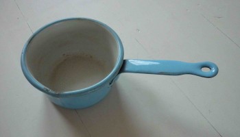 blue milk pan