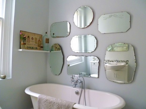 Vintage mirror display