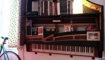 Piano shelves