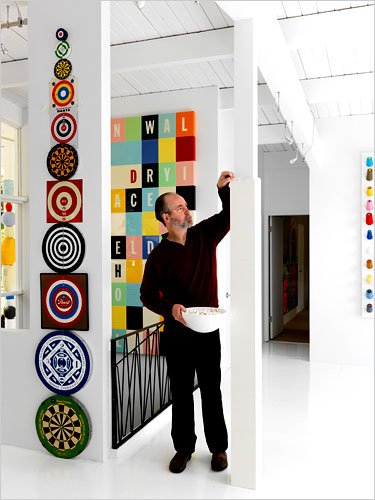 Douglas Coupland dartboards