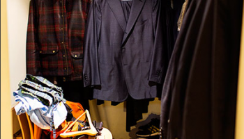 Men's walk-in closet