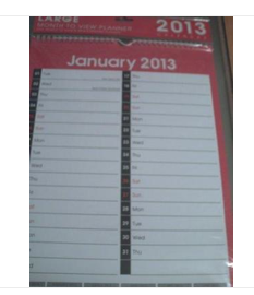 Post office calendar 