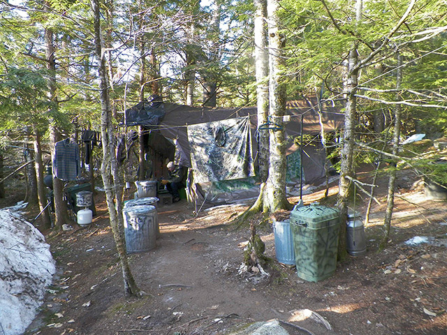 Maine Hermit's house