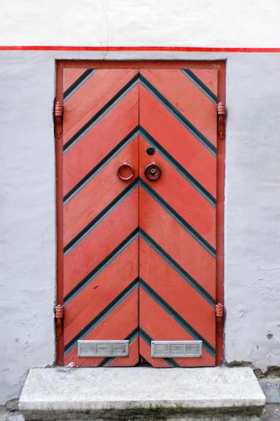 traditional painted door