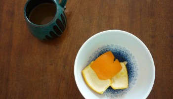 Blue rain bowl