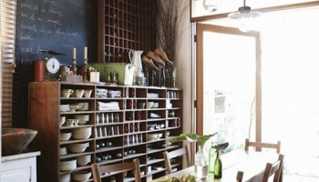 Rustic kitchen table