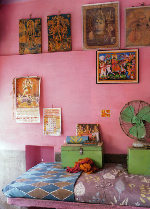 colourful bohemian indian room